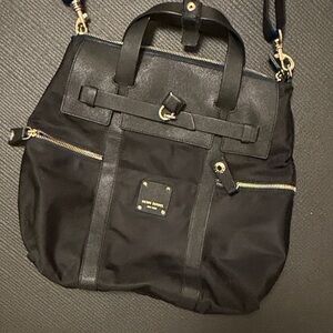Henri Bendel Black Messenger Bag